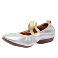 thumbnail image 2 of Purcolt Womens Soft Ballet Flats Comfortable Round Toe Arch Support Low Heel Dress Shoes Dressy Casual Mary Jane Flats, 2 of 9