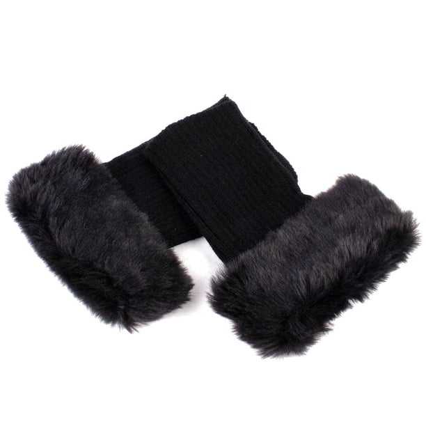 Puños de tobillo para mujer, calcetines cálidos de punto de ganchillo para botas, cubierta recortada, calentador de piernas, calcetines cortos, accesorios de tubo Inevent PS11005-01