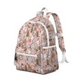 thumbnail image 2 of Poodle and Flowers Floral Backpack for School,Cute School Bag,Schoolbag with Adjustable Shoulder Straps & Padded Back,13.4"x11"x4.7", 2 of 6