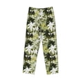 thumbnail image 4 of Goofa Hawaii Palms Printed Soft Pajama Pants for Men, Wide Leg Comfy Casual Lounge Yoga Pants-Small, 4 of 9
