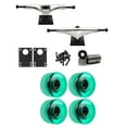 thumbnail image 1 of Core 6.0 Longboard Trucks Wheels Package 63mm x 40mm 83A 341C Green Clear, 1 of 1