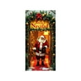 thumbnail image 2 of 35 x 72 Inch Christmas Door Cover - Santa Claus Theme, Durable Polyester, Easy to Install, Festive Party & Holiday Decor, 2 of 6