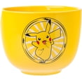 thumbnail image 3 of Silver Buffalo Microwave Safe Bowl with Chopsticks and Spoon, Ceramic Yellow, 20 oz, 3 of 11