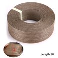 thumbnail image 5 of Skelang Bandas de borde de chapa de madera de nogal, prepegado, termoadhesivo, con adhesivo termofusible, cinta de madera flexible (2"" x 50'), 5 of 5