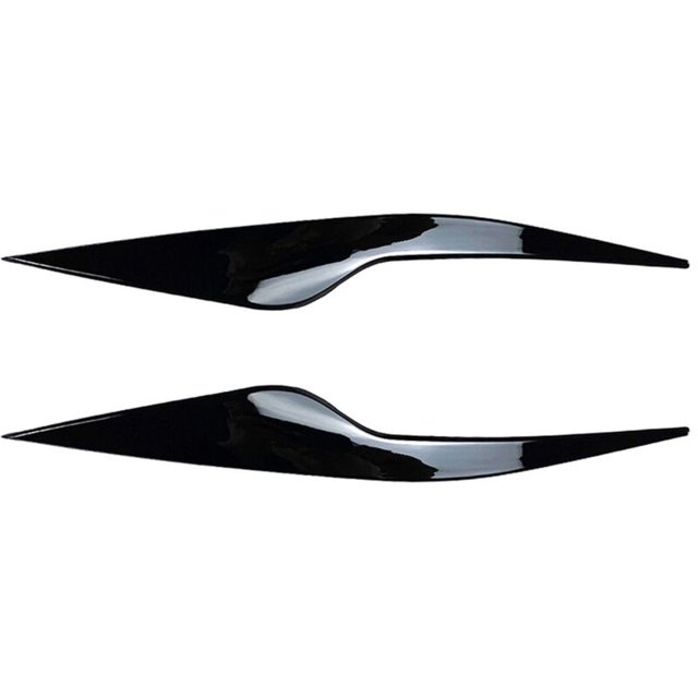 Cubierta de párpados de cejas para faros delanteros de automóvil, pegatinas de lámpara de pestañas para Focus MK2.5 2008-2011