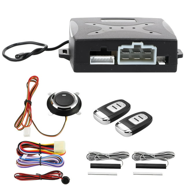 Car Alarm System, Professional Keyless Entry Anti Interference Remote Start Dual Core For Maintenance