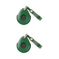 thumbnail image 3 of VONKY Key Cover PU Leather Cute Fit for Boyfriend Motorcycle Green 2Set, 3 of 6