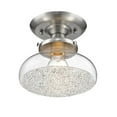 thumbnail image 6 of Golden Lighting 3417-Sf Asha 1 Light 8" Wide Semi-Flush Ceiling Fixture - Grey, 6 of 7