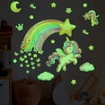 thumbnail image 4 of Adhesivo de pared unicornio arcoíris Ormromra, 4 of 4