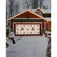 thumbnail image 4 of Garage Door Banner Cover 7 x 8 ft, Christmas Elk Snowflake Red Black Buffalo Plaid Christmas Garage Door Decorations Holiday Christmas Backdrop Decor for Winter New Year Xmas Party, 4 of 6