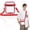 Red, variant on Clear Bag for Stadium Events, Clear Purses for Women Men, Transparent Crossbody Bag, See Through Sling Backpack, Belt Bag for Concerts Sports Festivals, Black