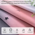 thumbnail image 3 of Cortinas opacas XiDi Dream Star para habitación infantil, rosa y gris, 3 of 8