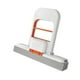 thumbnail image 3 of Mini trapeador de limpieza de mano autoapretable con cabezal de esponja súper absorbente para baño Blanco Naranja, 3 of 9