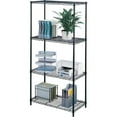 thumbnail image 2 of Safco Industrial Wire Shelving 36" x 18" x 72" - 4 x Shelf(ves) - Rust Proof, Leveling Glide, Adjustable Leveler, Adjustable Feet, Dust Proof - Black - Powder Coated - Steel, Plastic - Assembly Requir, 2 of 4