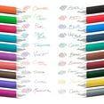 thumbnail image 5 of Pentel EnerGel RTX Retractable Liquid Gel Ink Pen, (0.7mm) Medium, Assorted Ink, 20 Pack (BL77BP20M), Assorted, 5 of 12