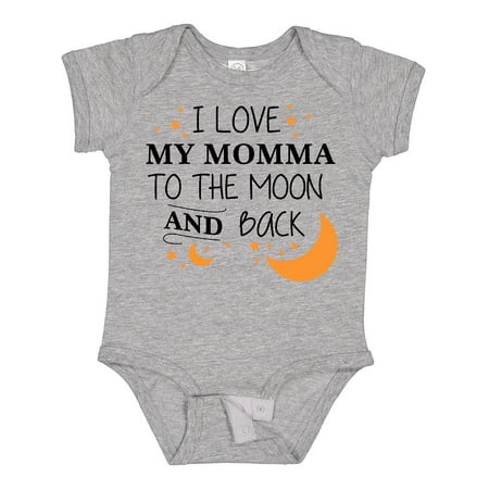 

Inktastic I Love My Momma to the Moon and Back Gift Baby Boy or Baby Girl Bodysuit