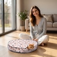 thumbnail image 4 of Cat Hunting Tunnel Toy, Double Layer Seek Cover Pounce Mat, Interactive Boredom Relief Fabric Activity Center for Indoor Feline, Blue, 4 of 4