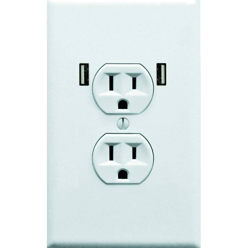 Witty Yeti 5.25" x 3.25" Fake Electrical Outlet Stickers, 10 Pack