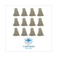 thumbnail image 3 of Boardwalk BWK732C 32 oz. Economical Lie-Flat Cotton Fiber Mop Head - White (12/Carton), 3 of 8