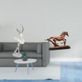 thumbnail image 2 of Conjunto de figuras de escritorio que incluye estatua de bailarina, figura de caballo, escultura en miniatura, adorno de resina con diseño moderno, ad, 2 of 8