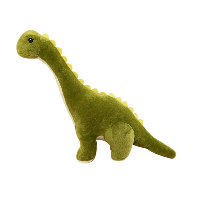 Green Soft Dinosaur Plush Toy Long Neck 13.78 Inches Stuffed Animal For Kids Play Pp Material Safe Filling Comfortable Design Holiday Gift Idea