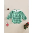 thumbnail image 6 of My Frist Christmas Baby Girl Outfit Newborn Christmas Tree Smocked Bubble Romper 0 3 6 12 18 Months Cute Christmas Clothes, 6 of 8