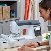 Brother SE2000 Embroidery & Sewing Machine w/ 130 Thread Spools & Accessories