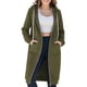 thumbnail image 1 of Sudaderas con capucha Ablanczoom Fashion, con cierre completo, para mujer, color verde militar, 1 of 6