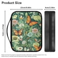thumbnail image 5 of FKELYI Retro Floral Butterfly Print PU Leather Bible Cover with Handle Book Cover Zippered Church Bible Bag for Prayer Christian Bag Book Carrier Organizer Holder, 5 of 6