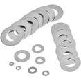 thumbnail image 3 of Arandela plana de acero inoxidable, kit surtido de arandelas, arandela pequeña grande, M2/2.5/3/4/5/6/8/10/12 - Arandela de metal con caja de plástico para bricolaje, mecánica Zhivalor YQ-1470, 3 of 4