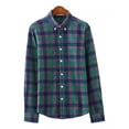 thumbnail image 2 of Camisa De Casual A Cuadros Slim Fit Manga Larga Para Hombre, 2 of 8