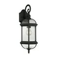 thumbnail image 3 of Textured Black Kensington Outdoor Wall Lantern, 3 of 9