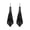 Black, variant on 1 Pair Sequin Hook Earrings Geometric Design Long Earrings Night Club Party Women Gown Drop Earrings