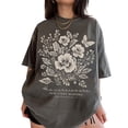 thumbnail image 3 of His Mercies Are New Every Morning Unisex Comfort T-Shirt – Christian Floral Bible Verse Tee, 3 of 6