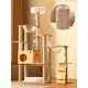 thumbnail image 1 of 1pc 0.16in Thick Natural Sisal Rope Diy Table Furniture Protection/home Anti-scratch/anti-bite/cat Climbing Frame Repair Thickening, 1 of 4