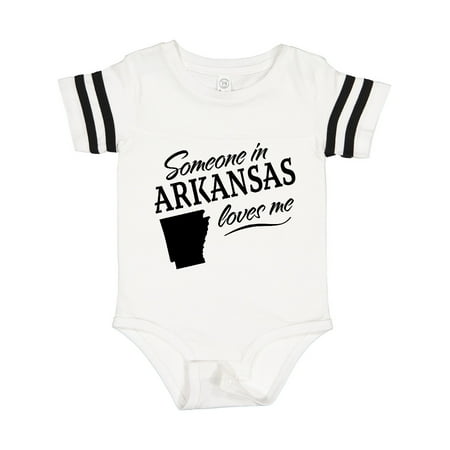 

Inktastic Someone in Arkansas Loves Me Gift Baby Boy or Baby Girl Bodysuit