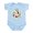 Sky Blue, variant on CafePress - Artist Palet Infant Bodysuit - Baby Light Bodysuit, Size Newborn - 24 Months