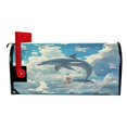 thumbnail image 2 of WOBOGO Dolphins Collide with Seagulls Mailbox Cover Magnetic for Garden Yard Home Decor Standard Size 20.7×18.03in, 2 of 9