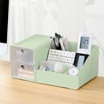 thumbnail image 6 of TZYUDK Multi Drawer Cosmetic Storage Box for Small Items Makeup Brushes Organization Desktop Vanity Counter Classified Compartments Green Plastic, 6 of 6