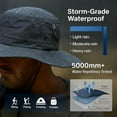 thumbnail image 3 of TOP-EX Large Sun Hat Men L-XL, Wide Brim UV Safari Bonnie Hats for Summer Outdoor Hiking Fishing Walking, Waterproof & Windproof Navy 60-63cm, 3 of 7
