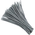thumbnail image 1 of Carykon 100 piezas de limpiadores de tuberías de tallos de chenilla difusa para artes y manualidades (gris), 1 of 3