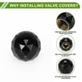 thumbnail image 6 of Unique Bargains 4 Pcs Tire Valve Stem Caps Decorative Shining Ball Style Tyre Valve Dust Covers 7x18mm Plastic Copper Black, 6 of 7
