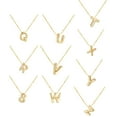 thumbnail image 3 of Fasijew Initial Pendant Necklace Smooth Balloon Letter Necklace Adjustable Length Exquisite Choker Necklace (Women), 3 of 7