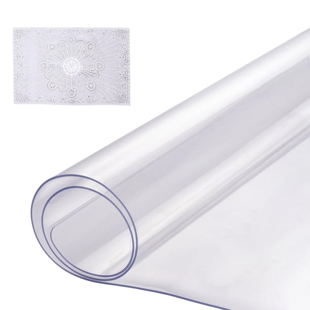 Mantel VEVOR de plástico VEVOR, 35,6 x 60,9 cm, 1,5 mm de grosor, PVC transparente