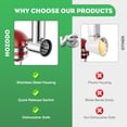 thumbnail image 3 of Accesorio Cortador y Rallador HOZODO de 4 Cuchillas para KitchenAid, 3 of 7