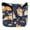 Happy Corgis and Flower, variant on Haosy Cow Hats and Flowers Golf Mallet Putter Cover Strong Magnetic Leather Golf Club Headcover Closure