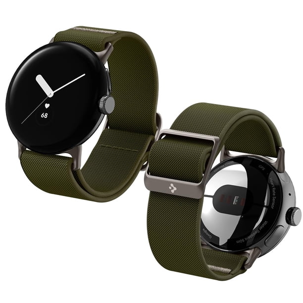 Banda para Reloj Spigen Lite Fit Nylon Solo Loop 41mm Caqui - Google Pixel Watch 4/3/2/1