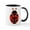 White/Black Inside, variant on CafePress - Lady Bug - 11 oz Ceramic Mug - Novelty Coffee Tea Cup