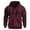 Wine, variant on Afuyipoi Men's Cargo Hoodie,Lightweight Tacktical Sweatshirt Gym Sport Pullover with Multi Pockets Wine S