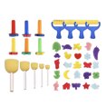 thumbnail image 1 of 1 Set Children Painting Tools Creative DIY Drawing Tools Sponge Pens Stamper, 1 of 8